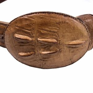 RARE Red Wagon Leather Belt Made in Mexico